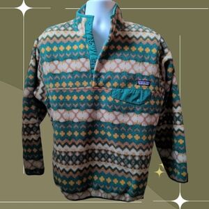✨ Mens Patagonia Fleece Synchilla In Cliff Arbor Green Size S
